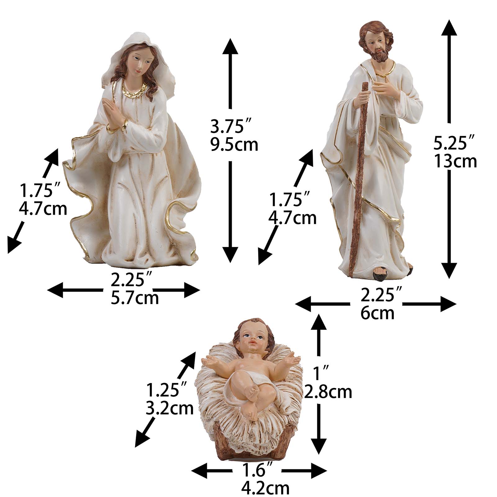 Zayton 11-Piece Nativity Set Figurines photo 3