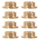 thumbnail image 2 of Quartz Clock Mechanism Nuts for Repair Connection and Luxurious Golden Appearance 8 Pcs, 2 of 5