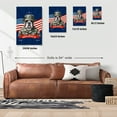thumbnail image 5 of Happy Father's Day Honoring Veterans Bulldog in Army Uniform Vertical Matte Canvas Poster Dog Lover Gifts Idea Wall Art Home Decor - 13007, 5 of 5
