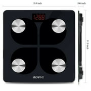 RENPHO USB Rechargeable Digital Smart Scales for Body Weight with App, 400 lbs