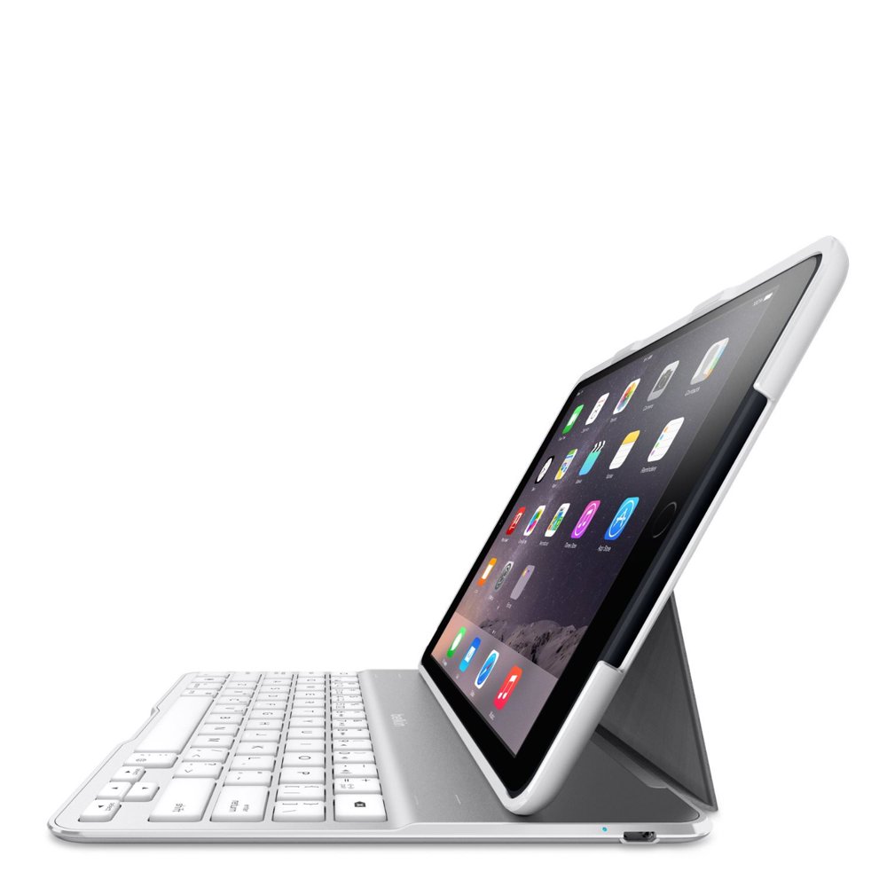 Belkin QODE Ultimate Keyboard Case iPad Air 2 Silver / White