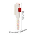 thumbnail image 3 of FEOLGEHLY Flea Comb for Dogs Cats - Fine Tooth Pet Grooming Comb Removes Fleas, Undercoat, and Tangles - Ergonomic, Lightweight, Durable Stainless Steel Comb for All Hair Types (White), 3 of 6