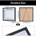 thumbnail image 2 of Travel Box for Memories 8.7x8.7 Inch Travel Shadow Box Travel Ticket Card Memory Box Top Loading Shadow Box Archive Shadow Box Adventure Archive Shadow Box for Photos Medals Awards Memory, 2 of 5