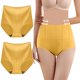 thumbnail image 1 of Gibobby Bikini elástico algodón Ropa interior cómoda de seda de hielo grande para mujer Ropa interior sólida de tiro medio sin rieles Ropa interior de algodón(Amarillo， XL), 1 of 3