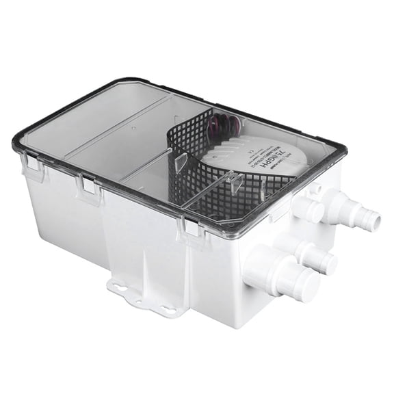 Falleo Clearance Shower Sump Pump System Boat RV Bilge 12V 750GPH Marine Multi Port Drain Box
