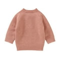 thumbnail image 2 of Toddler Baby Boy Girl Knit Sweater Cute Unisex Kid Pullover Sweatshirt, 2 of 10