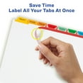 thumbnail image 5 of (2 pack) Avery 8 Tab Print & Apply Dividers, Index Maker, 5 Sets (11419), 5 of 11