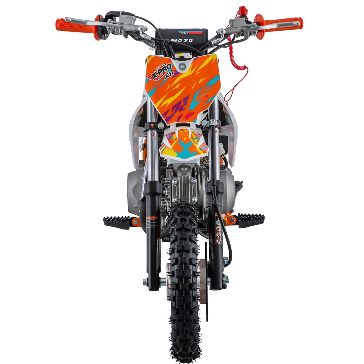 X-Pro Brand New X11 110cc Dirt Bike Gas Dirt Bike Pit Bikes Youth Dirt Pitbike with Automatic Transmission, Electric Start, 10"/10" Tires!