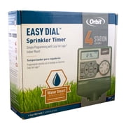 Orbit Easy Dial 4-Station Indoor Hardwired Sprinkler Timer
