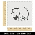 thumbnail image 2 of Round Standing Hippopatomus DIY Cookie Wall Craft Stencil - 5.5 Inch, 2 of 5