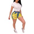 thumbnail image 1 of JDinms Womens Ripped Hole Short Jeans Distressed Sexy Denim Shorts, 1 of 3