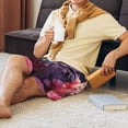 thumbnail image 5 of Sikiie Cute Flower Owl Mens Pajama Shorts, Lightweight Lounge Pant with Pockets Soft Sleep Pj Shorts for Men3X-Large, 5 of 6