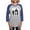 Heather/Blue, variant on CafePress - NC Guardian Ad Litem Women's Baseball T Shirt - Womens Baseball Tee
