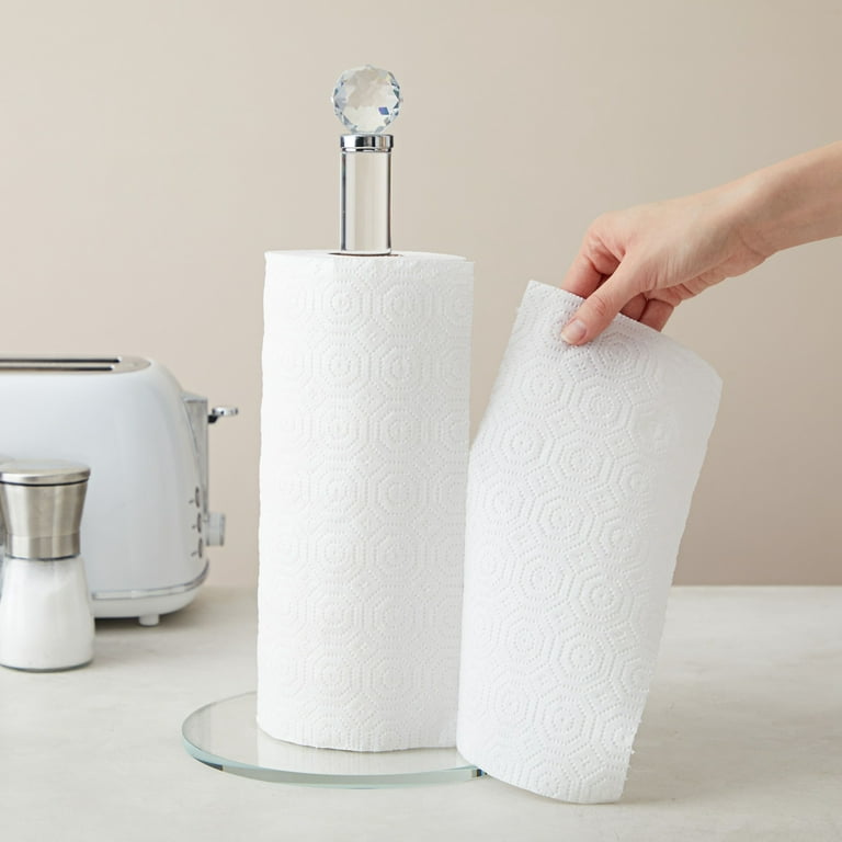 kitchen paper towel roll holder, Black/White Marble Kitchen roll Holder