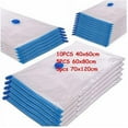 thumbnail image 1 of Compact Your Closet, Space Saver Vacuum Seal Bags, Waterproof And Durable Storage Bags For Clothing And Travel, Compression Seal To Save On Suitcase Space, 1 of 6
