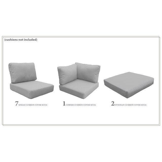 TK Classics Housse en Gris pour FAIRMONT-14a