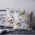 thumbnail image 2 of 18x18 Pillow Covers Set of 2, Wildflowers Blossom Throw Pillow Covers Decorative Couch Cushion Case, Spring Farmhouse Botanical Floral Microfiber Square Pillowcases for Bedroom Car Living Room, 2 of 7
