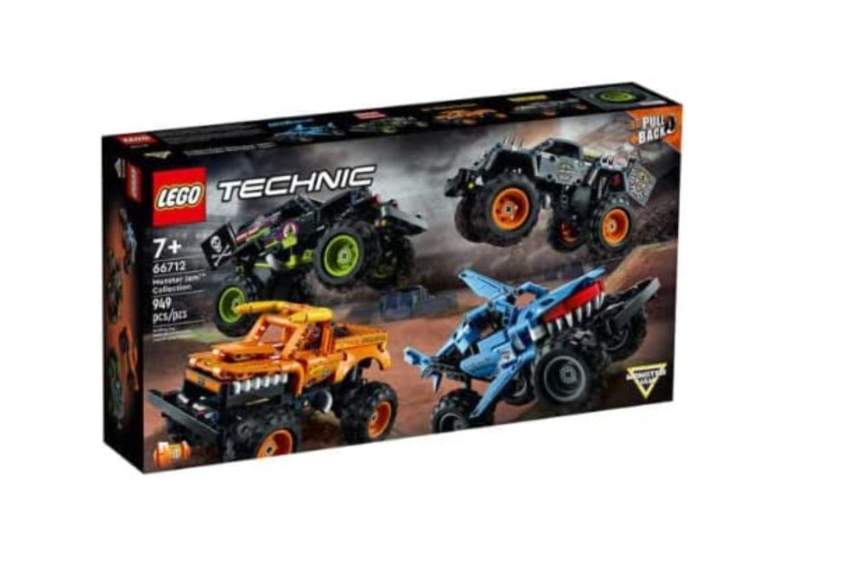 operation legetøj mammal LEGO Technic Monster Jam Collection 66712 Model, Building Kit, 2-in-1 Pull  Back Toy, Megalodon, Grave Digger, El Toro Loco and Max-D Monster Trucks,  Ages 7+, 949 Pieces - Walmart.com