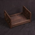 thumbnail image 3 of Bébé Lit en Bois Cadeau Photo Prop Posant Portable Durable Photographie Shotting(Brun), 3 of 4