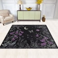 thumbnail image 2 of Yayeee Area Rugs for Living Room 5.2'x4' Non Slip Washable Bedroom Floor Carpet, Gothic Floral Print, 2 of 5