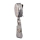 thumbnail image 3 of Carrete para portatarjetas, 1 Uds. Portatarjetas de identificación de Metal con clips para cinturón, carcasa totalmente de Metal con superficie de cristal decorativa, 3 of 5
