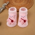 thumbnail image 4 of TOOYOU Baby Girls Socks Infant Newborn Cartoon Non Slip Socks Baby Socks With Non-Skid Soles Size 0-6 Months, 4 of 4