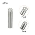 thumbnail image 3 of 8x35mm 304 Stainless Steel Dowel Pins, 5 Pack Knurled Head Flat End Dowel Pin, 3 of 6