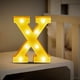 thumbnail image 4 of Xihbxyly Luces Led con Alfabeto, Diseño de Mensaje Personalizable, Bombillas Led Brillantes de Bajo Consumo, Fácil Instalación En Paredes o Ventanas, Decoración para Fiestas y Bodas, Funciona con Pil, 4 of 5