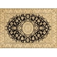 thumbnail image 1 of Ahgly Company Indoor Rectangle Medallion Brown Traditional Area Rugs, 6' x 9', 1 of 4
