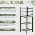 thumbnail image 2 of Freestanding Outdoor Corner Cabinet | Modular Design for Custom Patio Setup | Food - safe Aluminum Countertop | Weather - proof with Protective Cover, 2 of 3