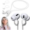 Silicone Anti-lost Neck Strap Wireless Earphone String Rope for Apple ...