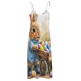 thumbnail image 5 of Easter Bunnies Rabbits Sleeveless Dress Women's Luxury Party Dress Birthday Dresses for Women, 5 of 7