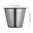 thumbnail image 2 of OUNONA Set of 2 Portable Stainless Steel Sauce Containers for Outdoor Camping and Indoor Dining Use, 2 of 7