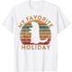 thumbnail image 1 of My Favorite Holiday Ground Hog Sunset Gift Groundhog - Camiseta para el día de la marmota, 1 of 2