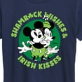 thumbnail image 3 of Disney - Shamrock Wishes Irish Kisses - Women's Short Sleeve Graphic T-Shirt, 3 of 5