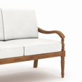 thumbnail image 6 of New Classic Furniture Savannah Wood Patio Sofa in Natural/White, 6 of 7