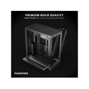 Phanteks NV9 MKII, Showcase Full-Tower Chassis, Rear-Connect MB Support, Integrated D/A-RGB Lighting, Seamless Tempered Glass Design, 11x 140mm Fan Positions, Black