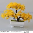 thumbnail image 5 of 2 Piezas de Plantas Artificiales BonsáI, Maceta de PláStico para áRbol PequeñO, Planta Falsa, Adornos en Maceta para la Mesa de la HabitacióN del Hogar, Rojo, 5 of 5