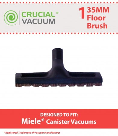 Soft Bare Hard Floor Brush Attachment 35mm fits Hyla Bosch Miele Vacuum Cleaner