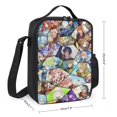 thumbnail image 2 of Genshin Impact Lunch Tote Bag Reusable Bento Bag Lunch Box Insulated Cooler Bag Adjustable Shoulder Bag, 2 of 8