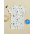 thumbnail image 6 of BemeyourBBs Toddler Baby Boy Girl One Piece Swimsuit Newborn Whale Turtle Swimsuits UPF 50+ Rash Guard Zipper Swimwear Short Sleeve Summer Beach Bathing Suit, 6 of 9
