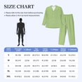 thumbnail image 4 of Fotbe Green Gingham Pijama de Hombre con Estampado de Manga Larga, Conjunto de 2 Piezas, Ropa de Dormir Suave y Cómoda con Bolsillos-Small, 4 of 7
