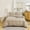 Taupe, variant on Move Over Taupe Bedding Set Soft Washed Microfiber Mini Camel Pom Poms Duvet Cover Set King