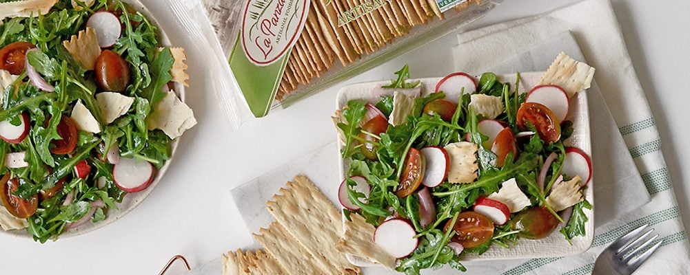 La Panzanella, Croccantini, Mini, Garlic 6 oz, Plastic Tray