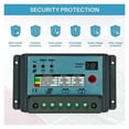 thumbnail image 4 of 12V 24V Dual Battery Solar Charge Controller 10A 20A 30A System Batteries Power Panel Regulator Charger ,Widely Used, 4 of 6