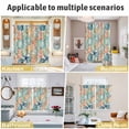 thumbnail image 5 of Coastal Beach Kitchen Curtains Window Panels, Nautical Summer Coral Starfish Shell Insulated Window Treatment Curtain, Grommet Curtains for Bedroom/Living Room/Bathroom, 2 Piece 27.5"Wx39"L, 5 of 8