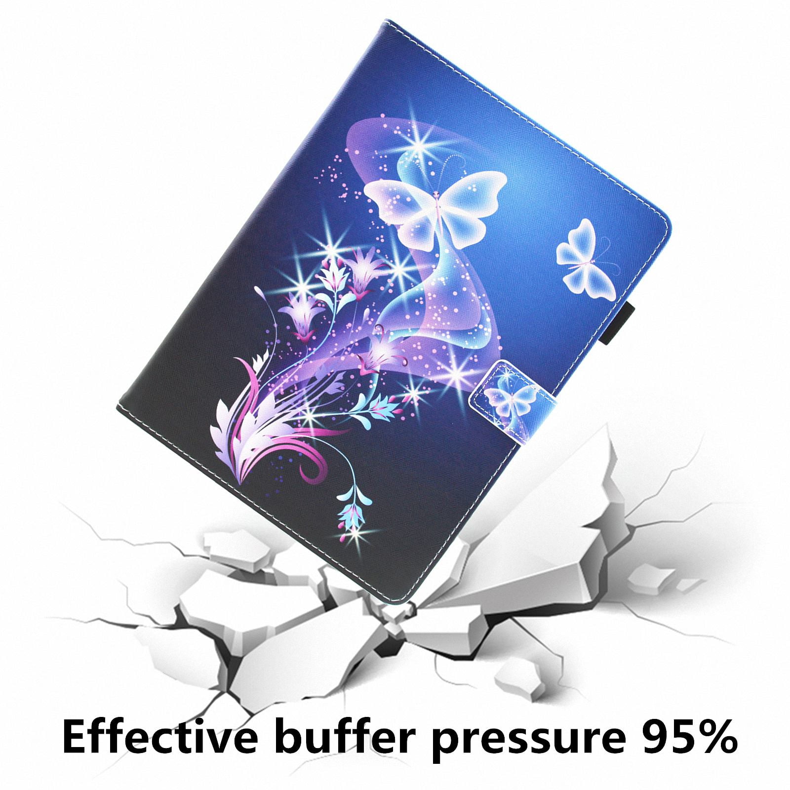 iPad Pro 11 inch 2018 Case, Allytech [Not Supported Apple Pencil Magnetic Attachment] Smart Book Style Stand Protective Case for Apple iPad Pro 11 Inch Tablet (2018), Purple Butterfly