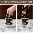 thumbnail image 4 of 2 Pcs Pioneer Flower Floral Print Pattern Kitchen Towels, Funny Microfiber Dish Towel Set, 18" X 26" Tea Towels, 4 of 6