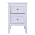 thumbnail image 6 of Tcbosik 2-Drawer Nightstand, Bedside Table with Storage, End Table for Small Space, Living Room, Bedroom, White, 6 of 9