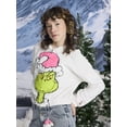thumbnail image 6 of Justice Girls Grinch Collab Full-Zip Hoodie, Sizes XS - XLP, 6 of 7